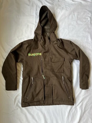 Burton Youth Grande 10/12 All Access DryRide Snowboard Esquí Chaqueta Marrón Foto 1 de 4
