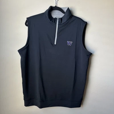 Peter Millar University of Washington Size Medium Vest Huskies - Image 1 of 4