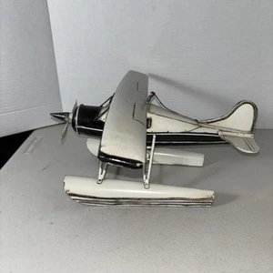 1940s DCH-2 Castoro Idrovolante GIAPPONE Giocattolo di Latta Superficie Aereo Bianco Vintage 12” - Foto 1 di 7