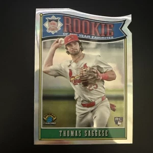 2025 Thomas Saggese Bowman Chrome #ROY-6 Rookie of the Year Favorites Cardinals - Picture 1 of 2