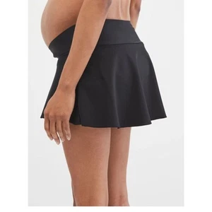 Motherhood Maternity Bathing Suit Size 3X Black Beach Swim Skort NEW NWT - Picture 1 of 11
