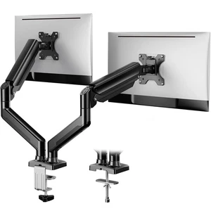ErGear Dual Monitor Stand up to 32 inches Screen, Load-Bearing Max 22 lbs Eac... - Afbeelding 1 van 7