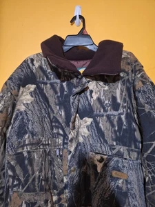 Vintage Cabelas Coveralls Mens Large Camouflage Realtree Camo Outdoors Clean - Picture 1 of 24