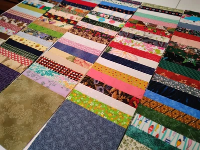 6" Scrappy Cotton Quilting Fabric Squares - Bundle of 100 - All Different Calico - Image 1 of 4