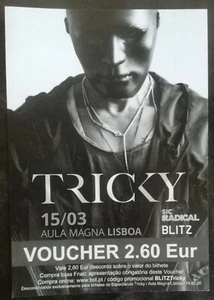 Tricky concert promo flyer/voucher - Imagen 1 de 1