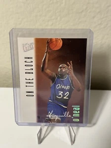 1996-97 Fleer Ultra On the Block #135 Shaquille O'Neal Orlando Magic LA Lakers - Picture 1 of 2