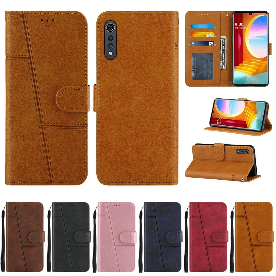 Case for LG Velvet 4G / Velvet 5G / G9 Velvet Leather Magnetic Flip Wallet Cover - Image 1 of 4