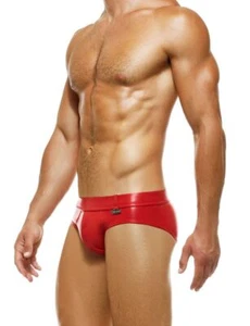 Modus Vivendi Briefs Leather Legacy Classic Brief Red 11116 56A - Picture 1 of 4