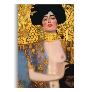 Canvas Artwork by Gustav Klimt- "Adele Bloch-Bauer" Fine Art Print Reproduction - Picture 1 of 2