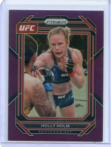 2023 Panini Prizm UFC HOLLY HOLM CARD #157 PURPLE PRIZM #149/149 - Picture 1 of 2