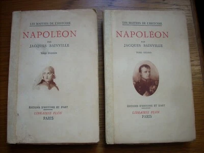 NAPOLEON - Jacques BAINVILLE 2 vol in francese Edizione limitata volumi numerati - Immagine 1 di 4