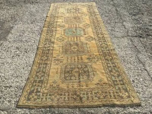 5x11 ft Handmade wool rug, Handknotted Carpet Kilim, rugs for bedroom - Picture 1 of 10