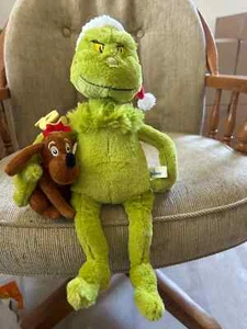 Dr. Seuss Il Grinch & Max, Peluche, Manhattan Giocattolo Comp. 14", 2018, usato in ottime condizioni - Foto 1 di 9