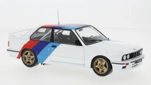 BMW M3 (E30), weiss/Dekor, 1989 WhiteBox WB124244 Modellauto 1:24 Neu OVP - Bild 1 von 6