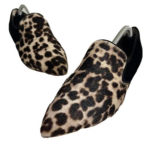 Boden Damen EU38 US7,5-8 spitz zulaufende Halbschuhe Gepardenmuster schwarz hellbraun Flats - Bild 1 von 11