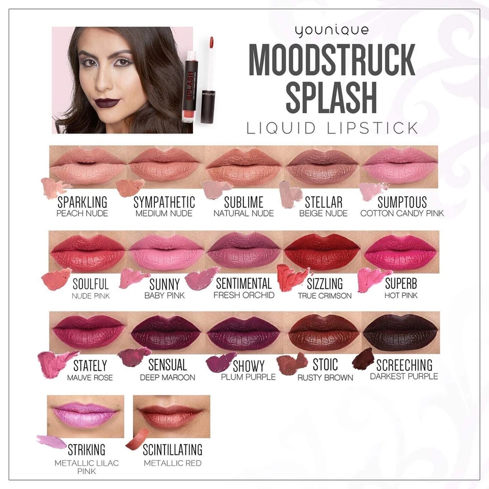 BATOM LÍQUIDO YOUNIQUE SPLASH MOODSTRUCK — Você escolhe novo na caixa - Frete grátis - Imagem 1 de 1