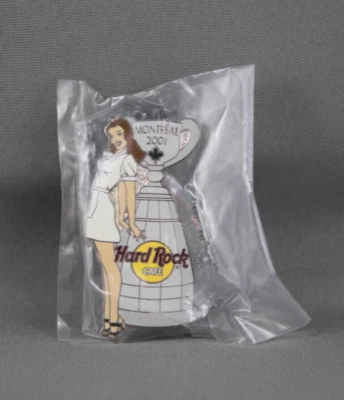 Grey Cup Pin (VTG) - 2001 Grey Cup Cup and Pretty Lady - Inlaid Pin  - Image 1 of 3