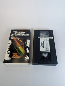 VHS Tape Fast and Furious 2001 Rental Tape Paul Walker Vin Diesel - Bild 1 von 6