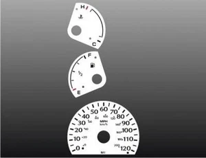 White Face Gauges for 1995-1999 Dodge Neon NON TACH - Picture 1 of 4