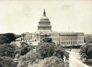 CAPITOL DE ESTADOS UNIDOS Foto Antigua Rara 1922 en Blanco y Negro, C.O. BUCKINGHAM CO Washington - Imagen 1 de 1