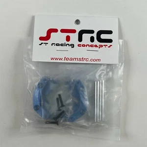 STRC ST9460B Blue Aluminum Rear Wheelie Bar Mount for Traxxas Drag Slash NEW - Picture 1 of 2