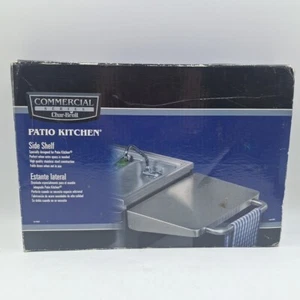 Char Broil Commercial Series Patio Kitchen Side Shelf. Stainless Steel. Open Box - Picture 1 of 6
