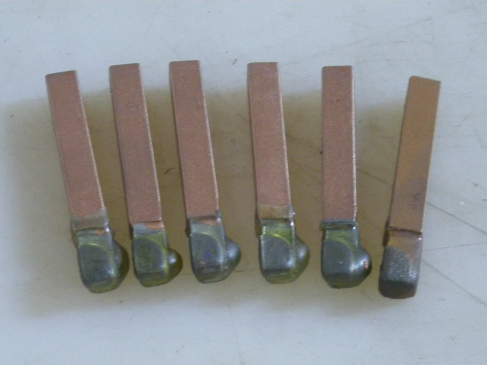 Lot of 6 ea Carbide Tipped Tool Bit AL4  1/4" Square Left Hand  370 Grade C5 726 - Image 1 of 1