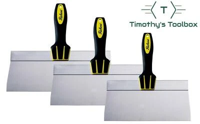 RICHARD TOOLS Richard Ergo-Grip Stainless Steel Taping Knife Set (8,10,12")