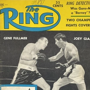 The Ring Boxing Magazine June 1960 35 Cents Gene Fullmer Joey Giardello - Picture 1 of 5