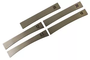 "Fret Press Insert - Extra Wide 3,5" per bassi 6+ corde - Ottone - Foto 1 di 2