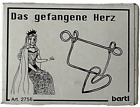 Vintage Das Gefangene Herz Magic Trick Puzzle by Barti Art. 2756 NOS Fast Ship!