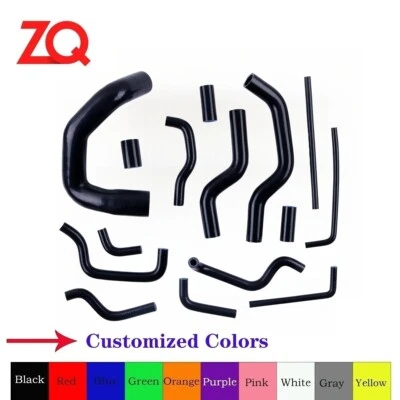 Kit de manguera de radiador y calefacción de silicona Black Fit 1976-1996 Jaguar XJS 5,3 L/6,0 L V12 Foto 1 de 4