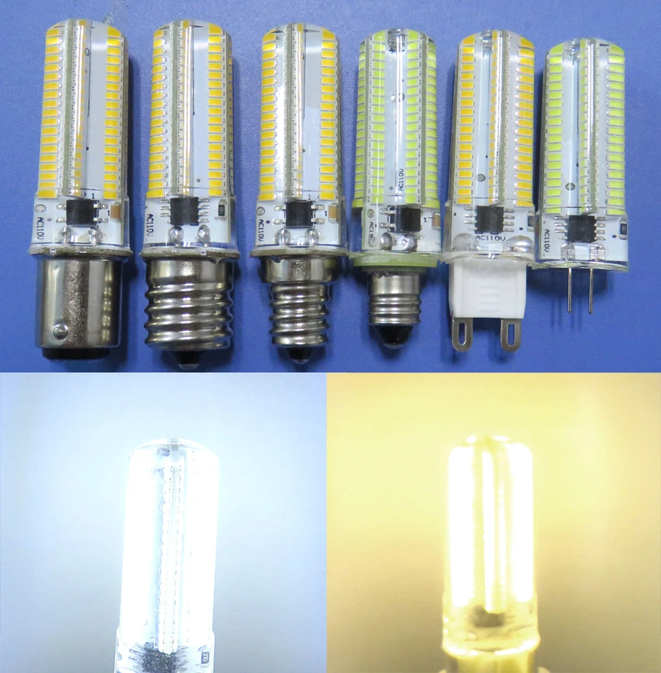 G4/G9/E12/E11/E17/BA15D LED Light bulb 152Led 110/220V 5W Silicone Lamp - Image 1 of 2