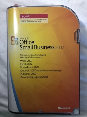 Microsoft Office 2007 Small Business Edition Upgrade Sealed - Image 1 of 4