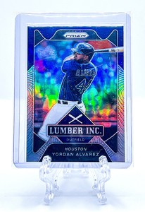 YORDAN ALVAREZ 2021 Panini Prizm #LI-10 LUMBER INC SILVER PARALLEL INSERT ASTROS