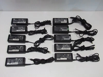 JOBLOT x 10 HP LAPTOP AC Adapter Charger - Tested (12) - Image 1 of 4