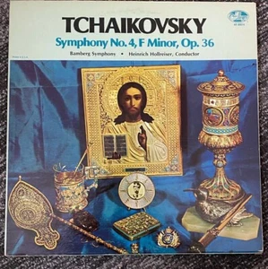 Tchaikovsky Symphony No 4 - Allegro-Bamberg Symphony Heinrich Hollreiser 1963-LP - Picture 1 of 5