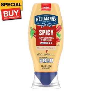 Spicy Mayonnaise Dressing Squeeze Bottle 1 ct For a Rich, Creamy Condiment Made - Picture 1 of 9