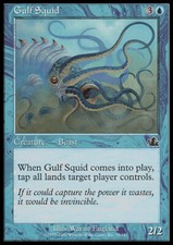 Magic the Gathering MTG Gulf Squid (35) Prophecy   LP