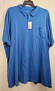 NWT - Men's Sonoma 4XB 3 Button Polo Shirt/SuperSoft/Blue - Picture 1 of 4