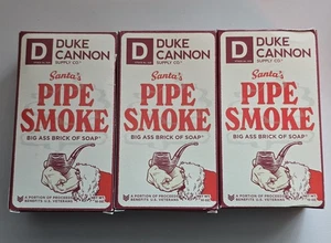 3 pezzi Duke Cannon pipa di Babbo Natale fumo grande culo mattone di sapone 10 oz - Foto 1 di 3