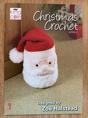 King Cole Christmas Crochet Book 6 - Image 1 of 3