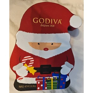 Godiva Santa Shaped Chocolate Truffles Gift/Storage Box ONLY - Picture 1 of 4