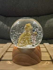 Golden Retriever Weihnachtsstrumpf Schneekugel von Eddie Bauer Vintage 5" hoch - Bild 1 von 2