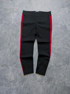 Alexander McQueen pants black with red stripe Rare Luxury Designer - Picture 1 of 12