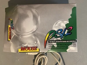 Open Box - Vintage PS/2 Mouse For IBM PC 486/586/Pentium/686 - Picture 1 of 4