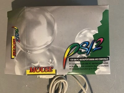 Caja abierta - Ratón PS/2 vintage para IBM PC 486/586/Pentium/686 Foto 1 de 4