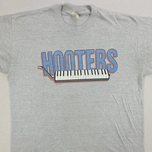Vintage 85 Hooters Nervous Night Tour Band Shirt XL Gray And We Danced USA Made - Picture 1 of 16