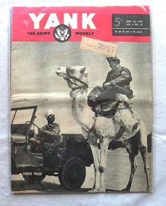 VINTAGE USED YANK THE ARMY WEEKLY MAGAZINE NOV. 23, 1945 VOL. 4, NO. 23 - Picture 1 of 2