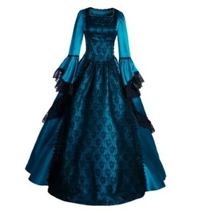 Women Victorian Ball Gown Dress Prom Queen Marie Antoinette Costume Rococo - Picture 1 of 6